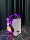 RGB Gaming Headset with Microphone – LED Light, Comfortable Over-Ear Design & Clear Sound