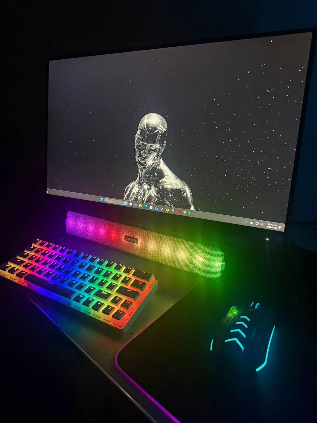 RGB LED Wireless Soundbar Turn Any Room Into a Vibe With Powerful RGB Sound